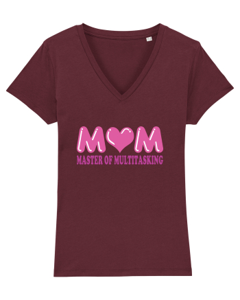 Mom Master Of Multitasking Burgundy