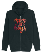 Mom Of Boys Hanorac cu fermoar Unisex Connector