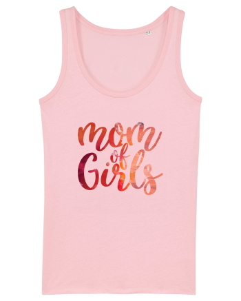 Mom Of Girls Cotton Pink