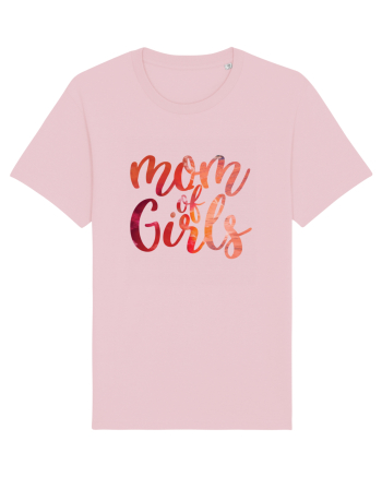 Mom Of Girls Cotton Pink