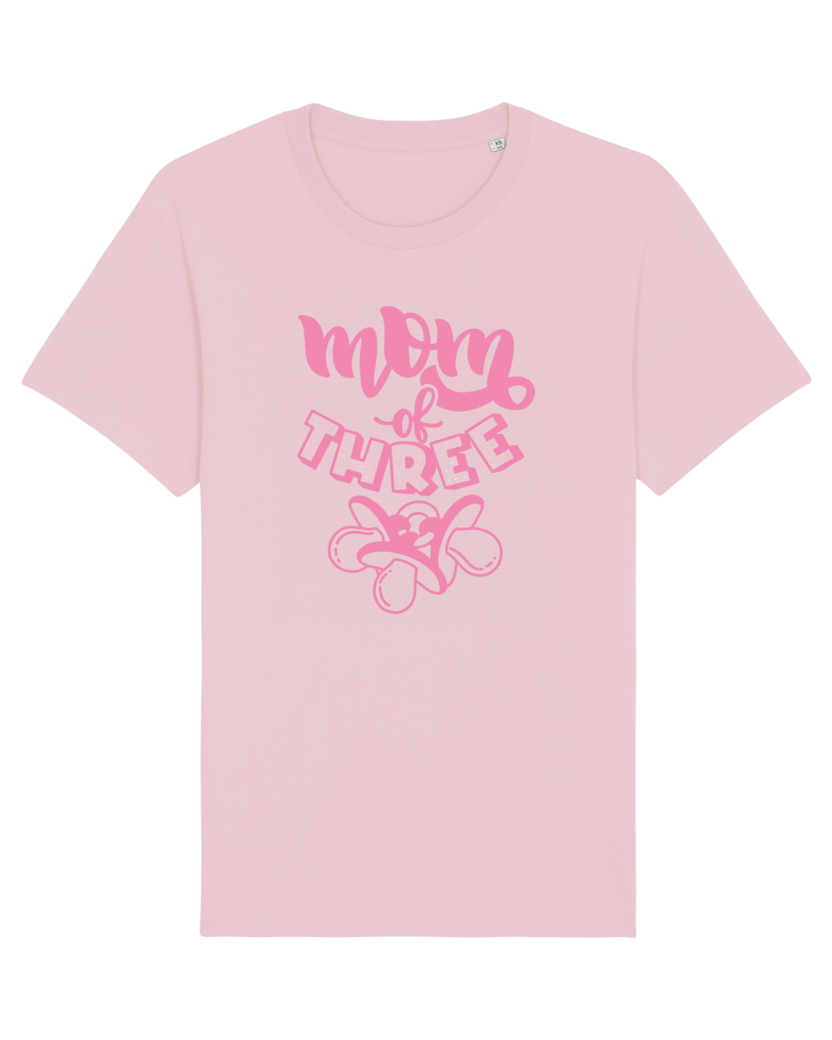 Tricou mânecă scurtă Unisex Rocker Cotton Pink