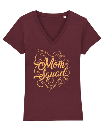 Mom Squad Burgundy