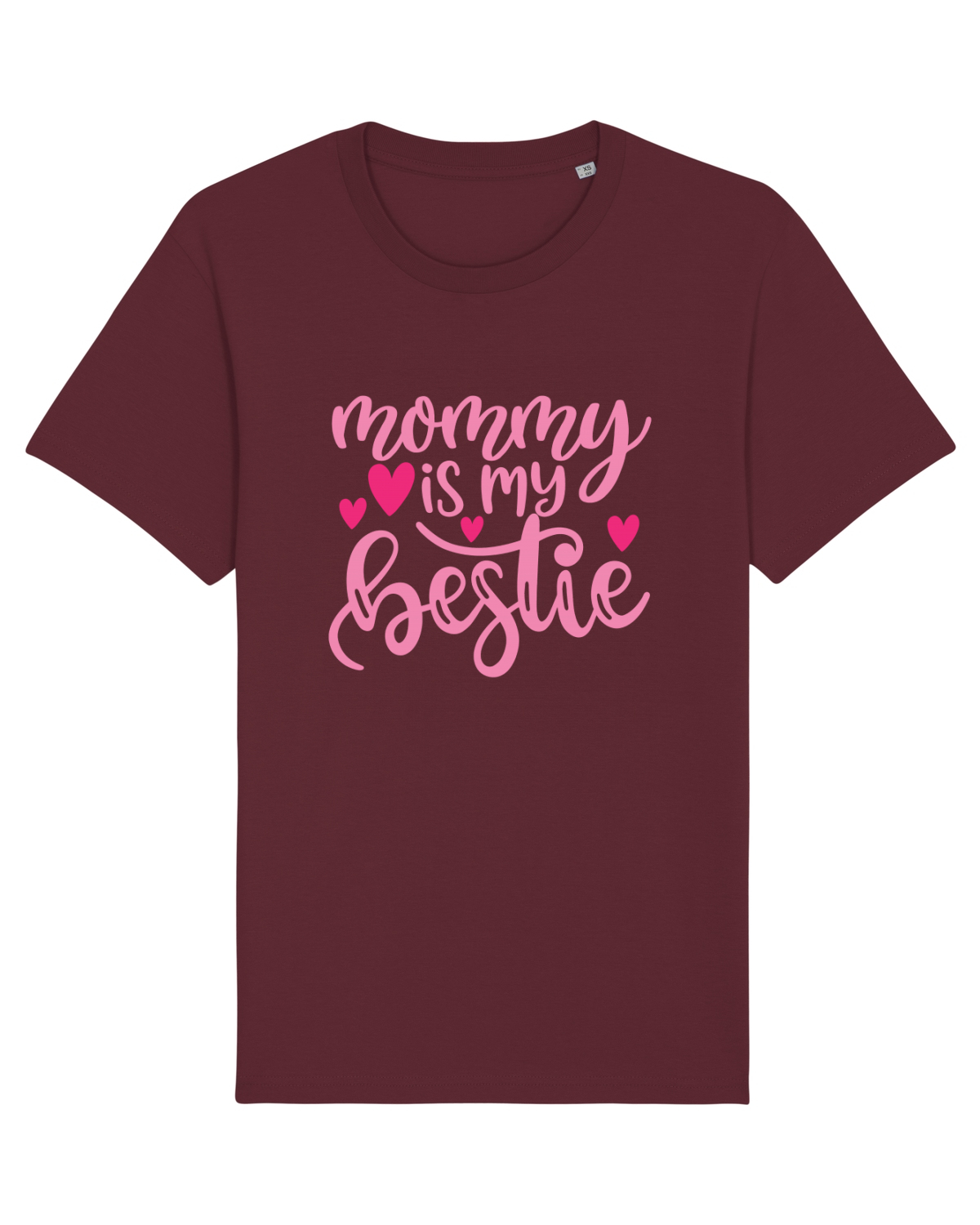 Tricou mânecă scurtă Unisex Rocker Burgundy