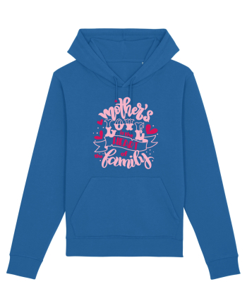 Mother's Love Is The Heart Of The Family Royal Blue