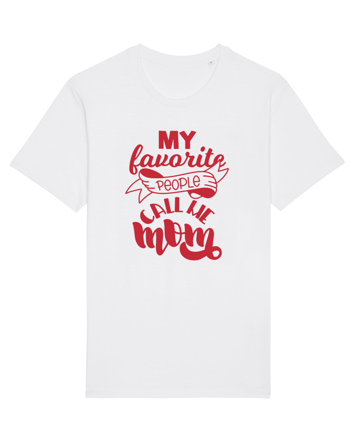 Tricou mânecă scurtă Unisex Rocker White