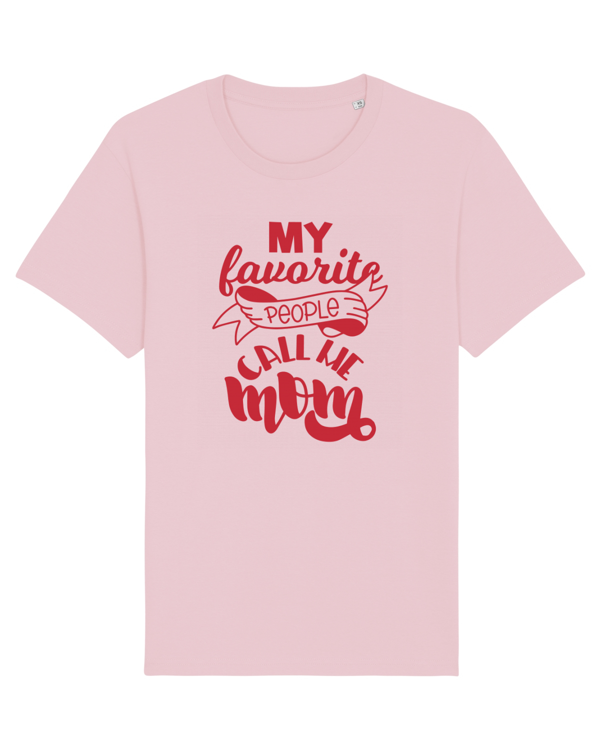 Tricou mânecă scurtă Unisex Rocker Cotton Pink