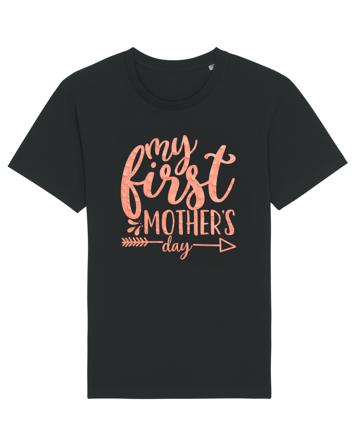 Tricou mânecă scurtă Unisex Rocker Black