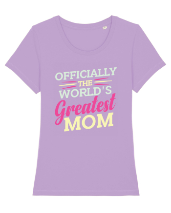 Officially The World's Greatest Mom Lavender Dawn