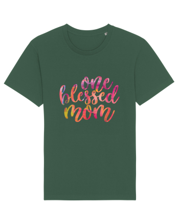One Blessed Mom Bottle Green