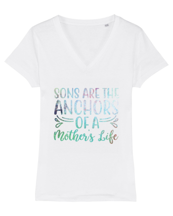 Sons Are The Anchor Of A Mother's Life White