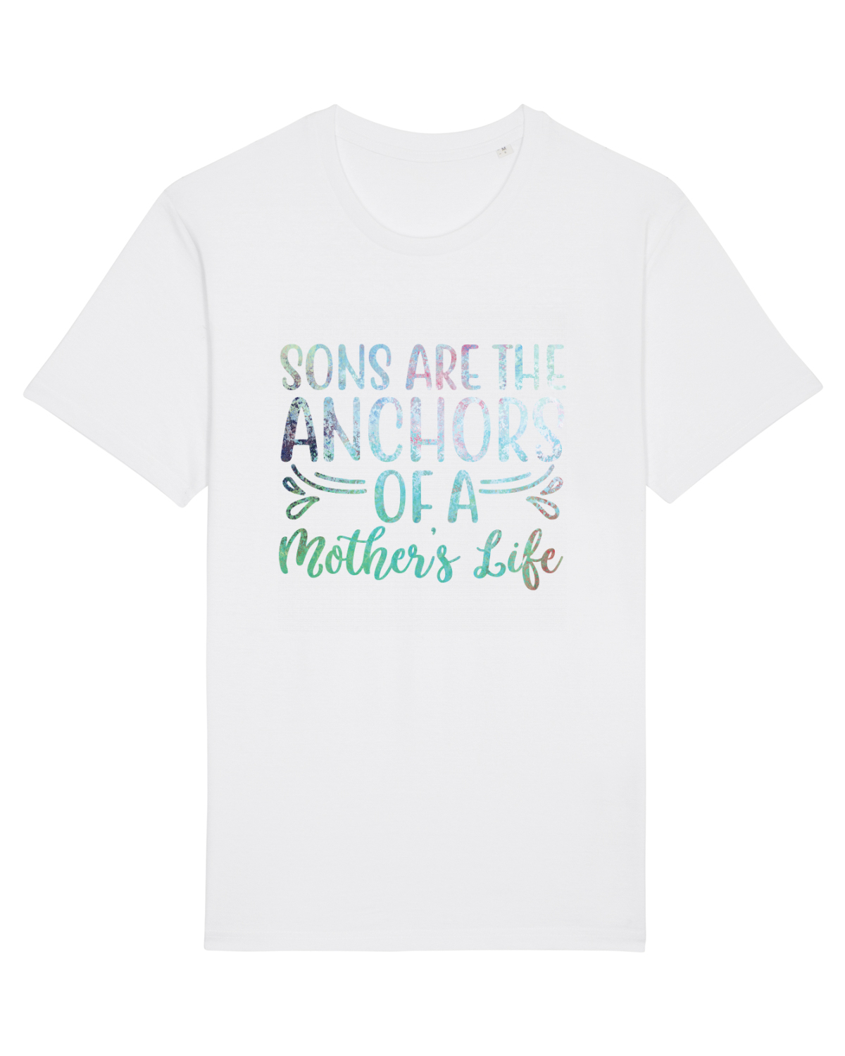Tricou mânecă scurtă Unisex Rocker White
