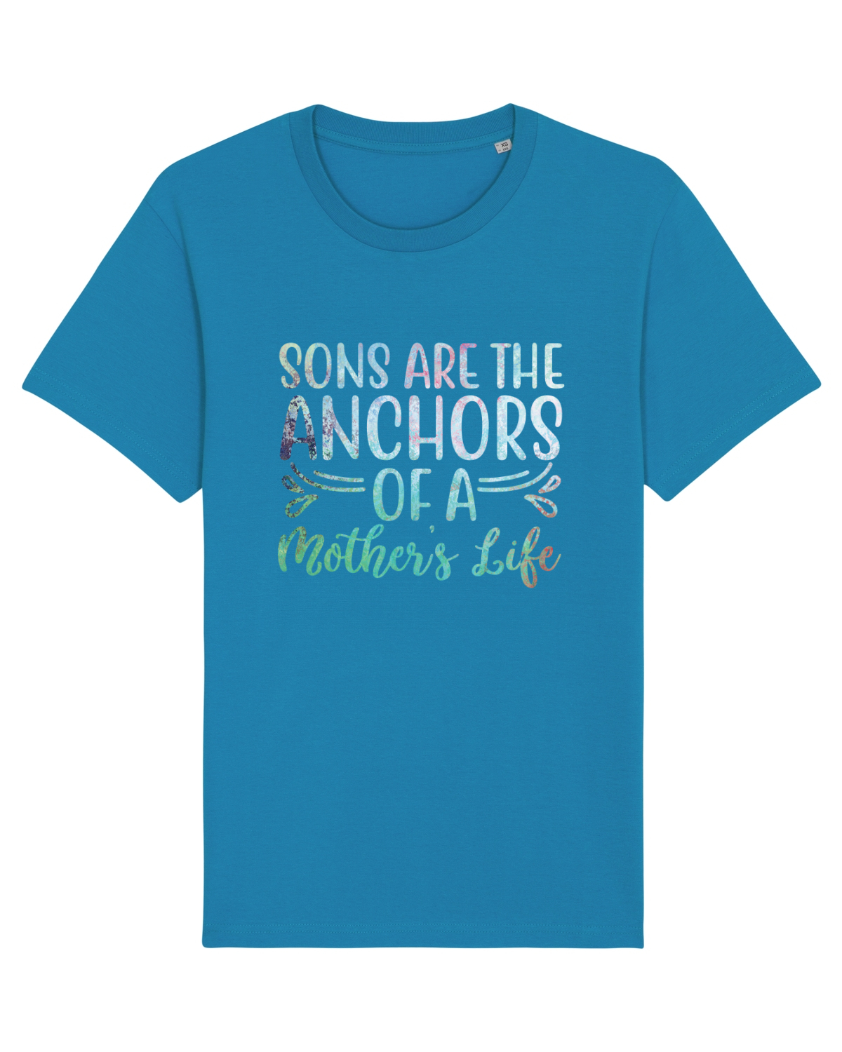 Tricou mânecă scurtă Unisex Rocker Azur