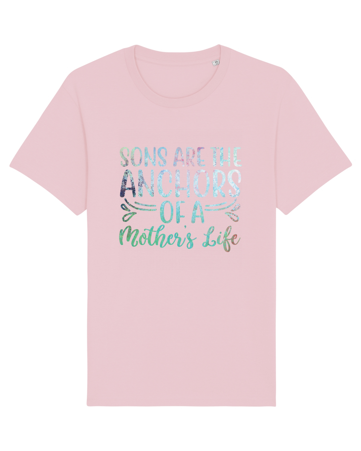Tricou mânecă scurtă Unisex Rocker Cotton Pink