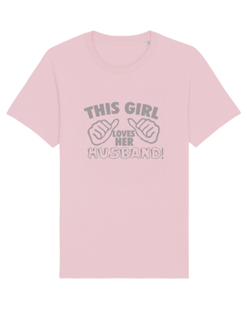 This Girl Loves Her Husband Cotton Pink