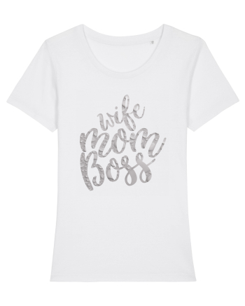 Wife Mom Boss White