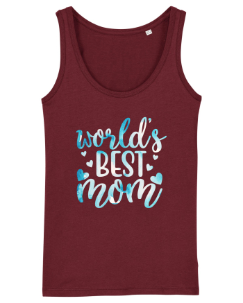World's Best Mom Burgundy