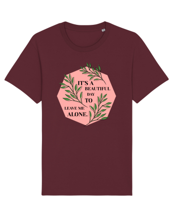 It's a beautiful day. Burgundy