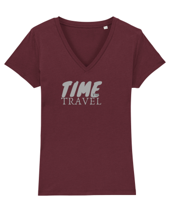 Time To Travel Burgundy