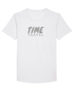 Time To Travel Tricou mânecă scurtă guler larg Bărbat Skater