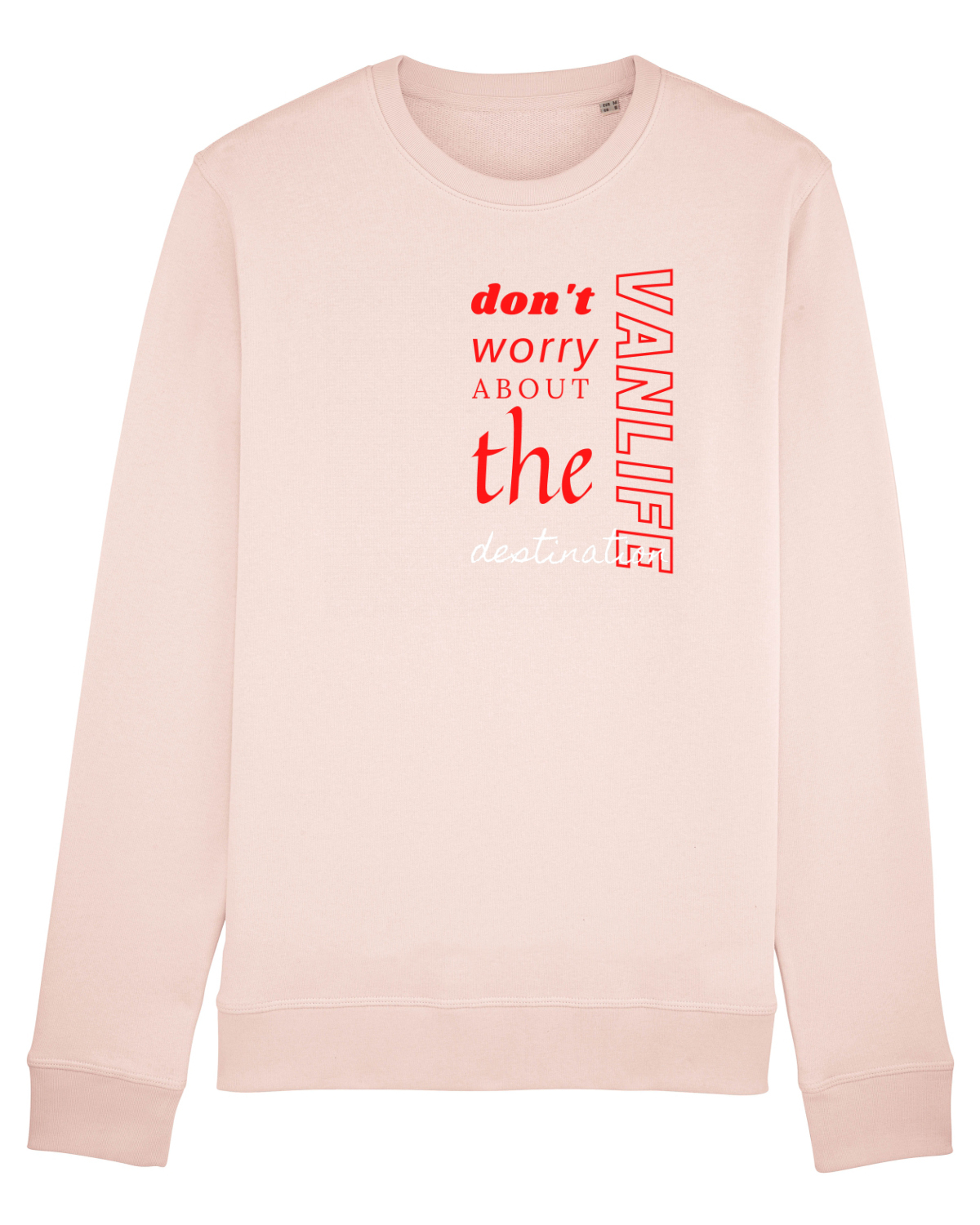Bluză mânecă lungă Unisex Rise Candy Pink
