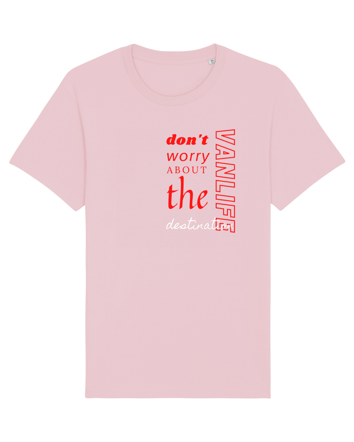 Tricou mânecă scurtă Unisex Rocker Cotton Pink