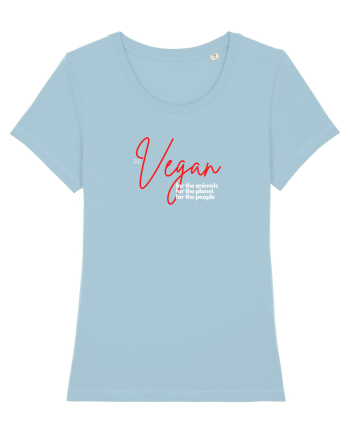 Be Vegan!!! Sky Blue