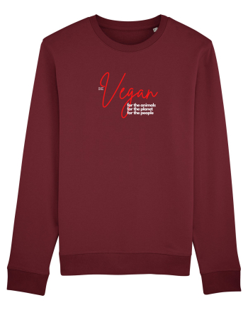 Be Vegan!!! Burgundy