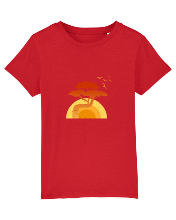Copac la apus Red