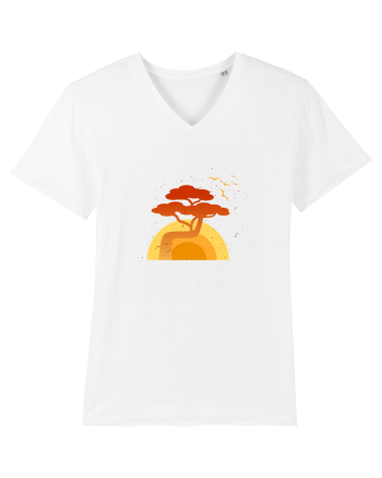 Copac la apus White