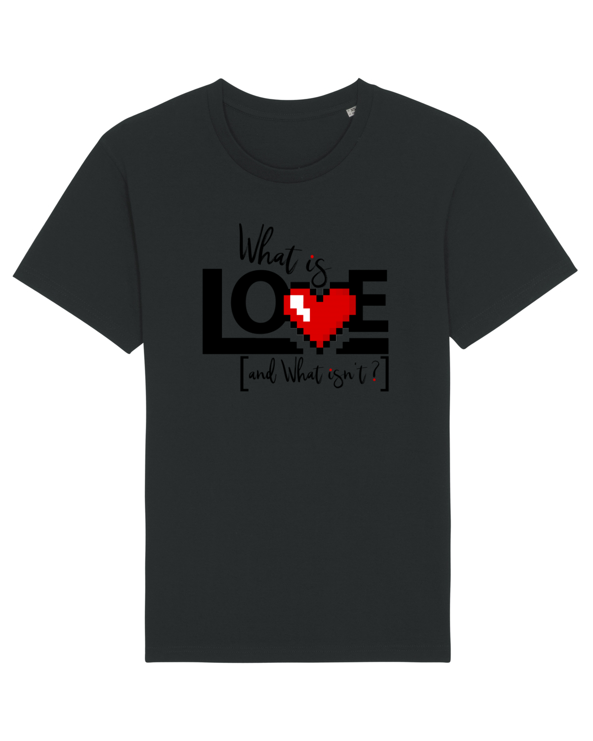 Tricou mânecă scurtă Unisex Rocker Black