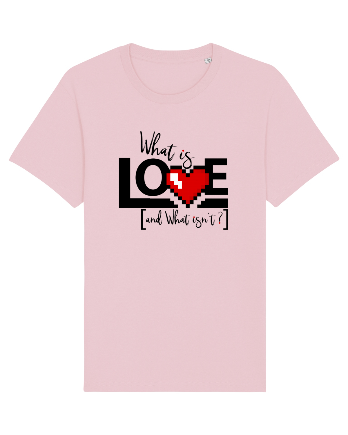 Tricou mânecă scurtă Unisex Rocker Cotton Pink