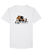 Alice & the Hatter Tricou mânecă scurtă guler larg Bărbat Skater