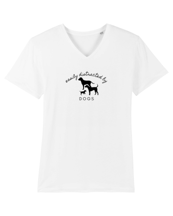 Easily Distracted By Dogs White