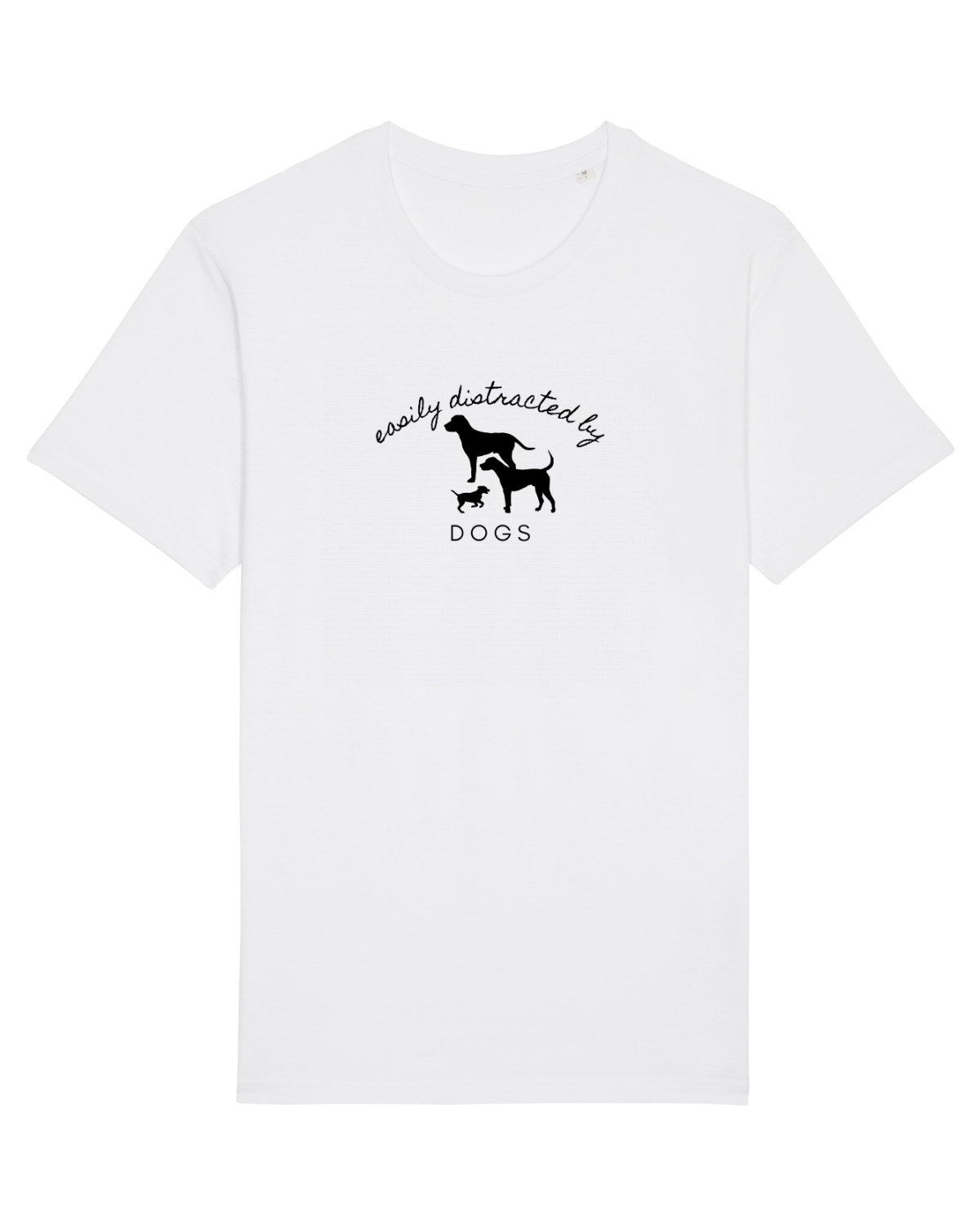 Tricou mânecă scurtă Unisex Rocker White
