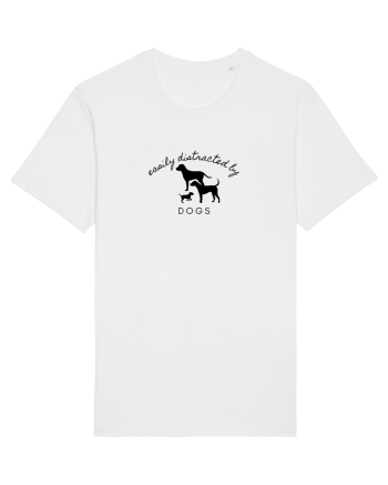 Easily Distracted By Dogs White