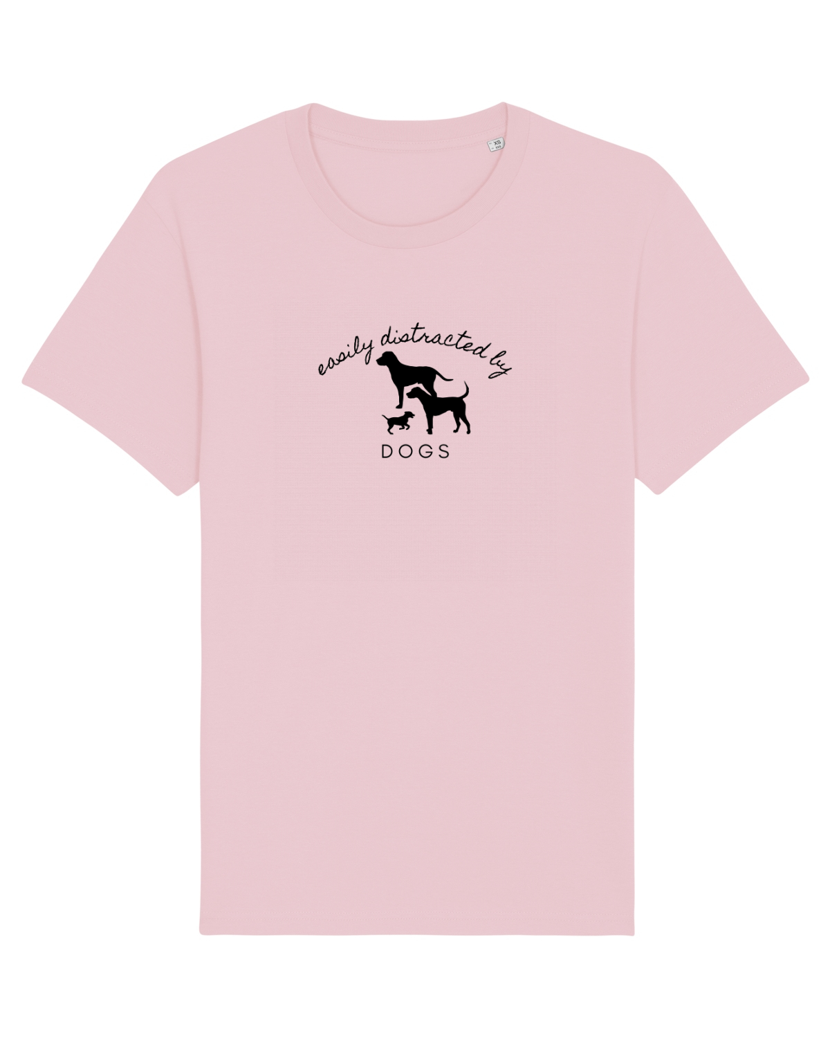 Tricou mânecă scurtă Unisex Rocker Cotton Pink