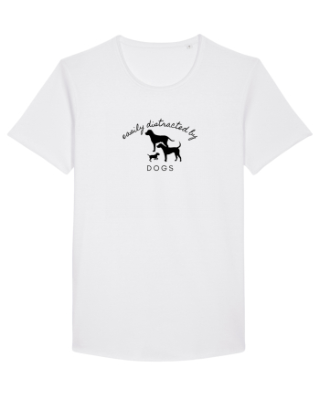 Easily Distracted By Dogs White