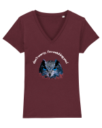 Don't Worry, I'm watching you! Tricou mânecă scurtă guler V Damă Evoker