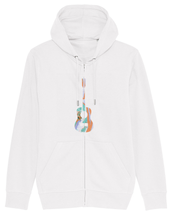 Chitară Funky White