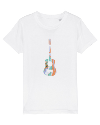 Chitară Funky White