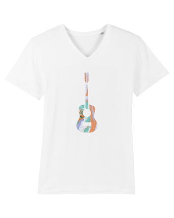 Chitară Funky White