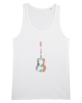Chitară Funky White