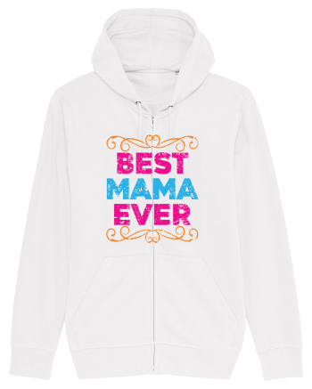 Best Mama Ever Retro Style White