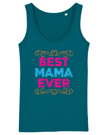 Best Mama Ever Retro Style Ocean Depth