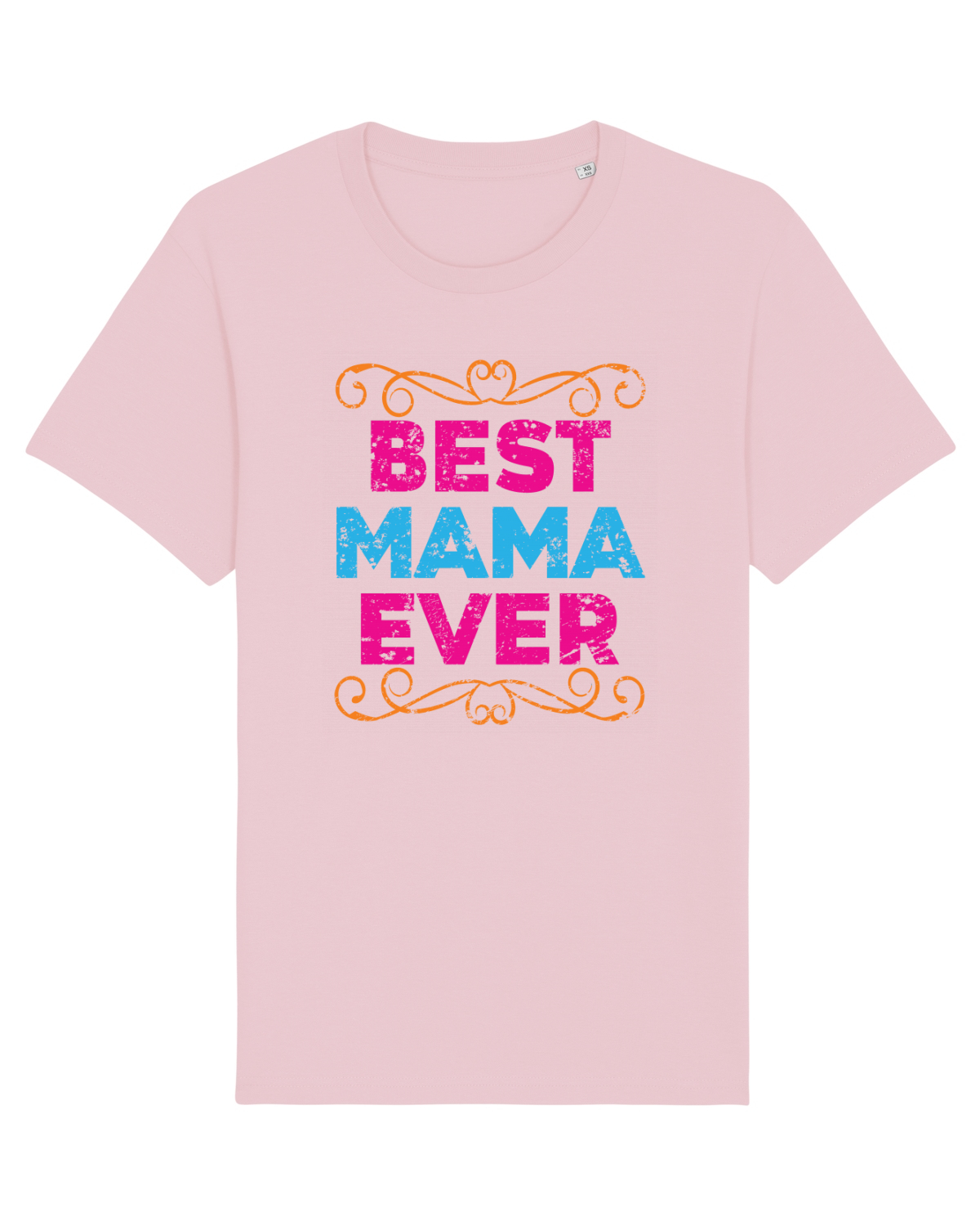 Tricou mânecă scurtă Unisex Rocker Cotton Pink