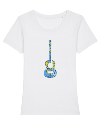 Chitară Funky White