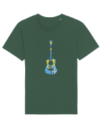 Chitară Funky Tricou mânecă scurtă Unisex Rocker