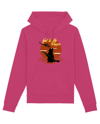 Get to the choppa Cat. Retro funny Cat Raspberry