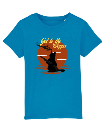 Get to the choppa Cat. Retro funny Cat Azur