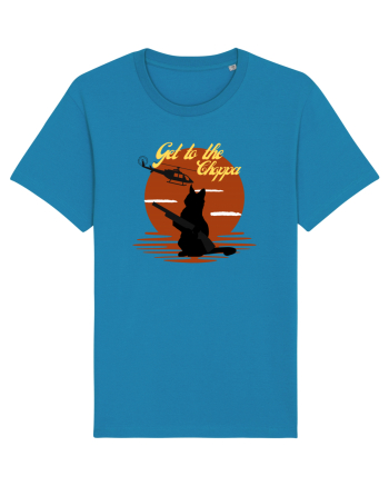 Get to the choppa Cat. Retro funny Cat Azur